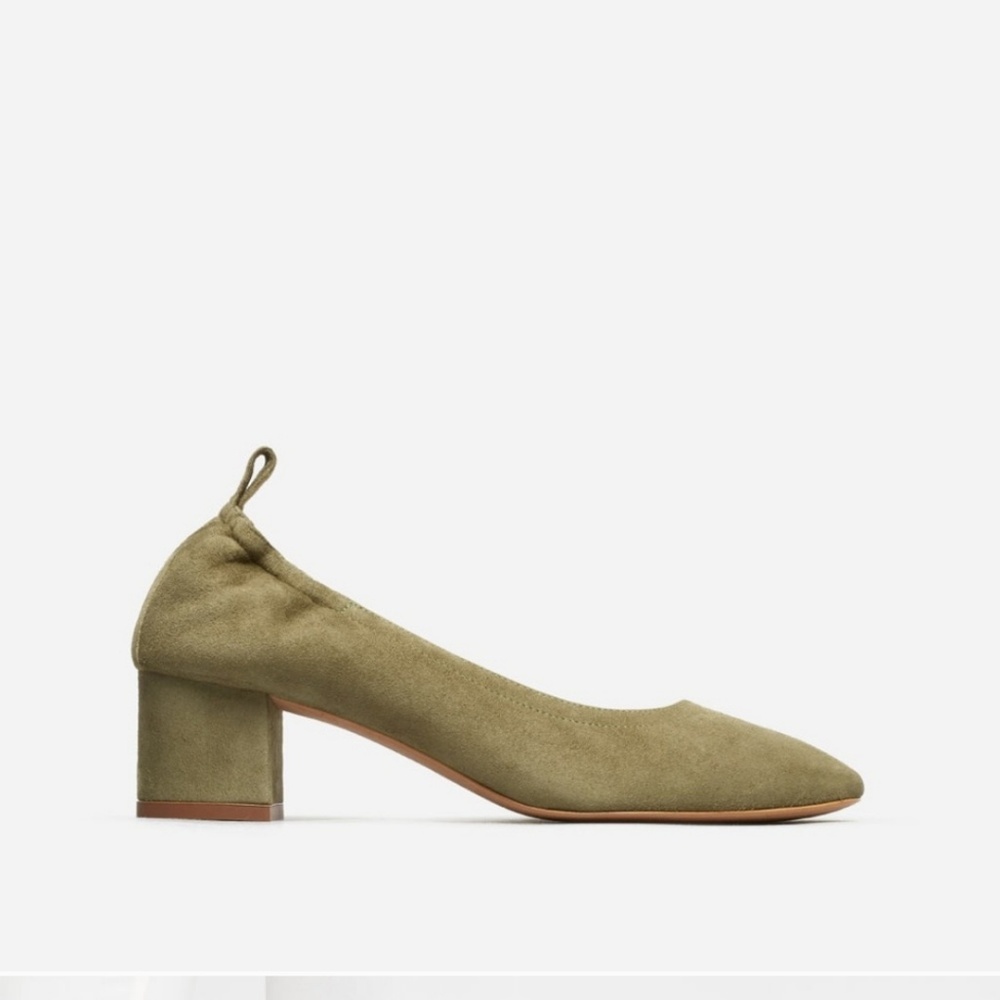 Everlane day heel olive